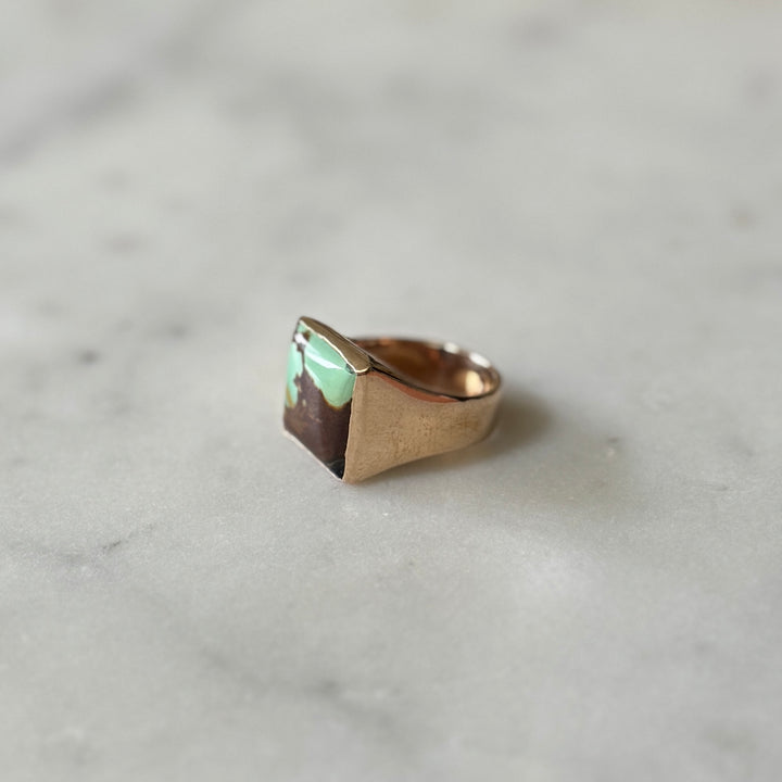 Unique Royston Turquoise Ring | MIMOSA Handcrafted