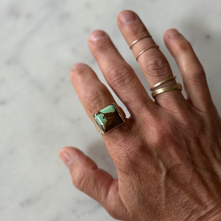 Unique Royston Turquoise Ring | MIMOSA Handcrafted