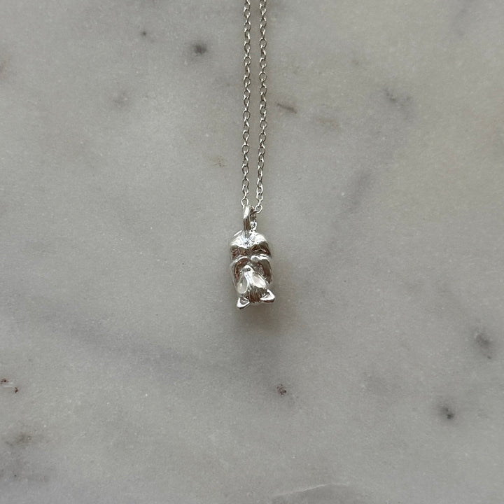 Opossum necklace in sterling silver 