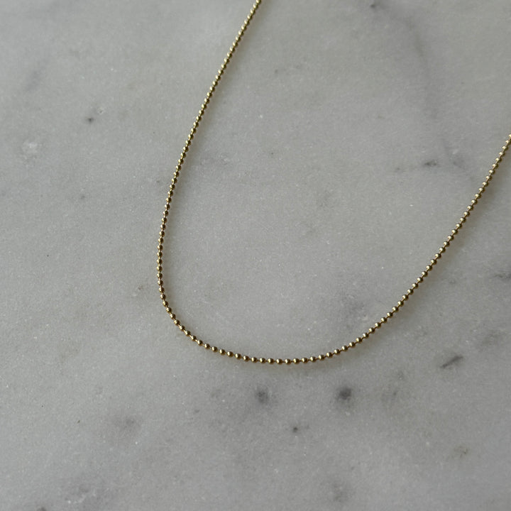 Gold-Filled Bead Necklace Chain | MIMOSA Handcrafted