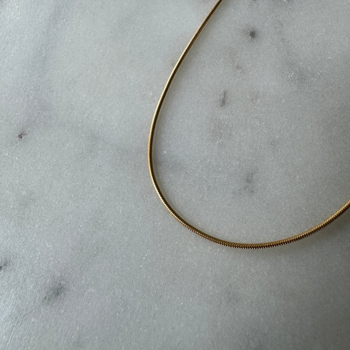 Gold-Filled Snake Necklace Chain | MIMOSA Handcrafted