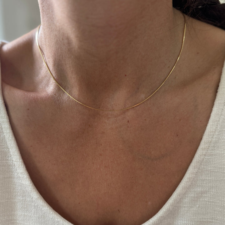 14K Gold Venetian Chain | MIMOSA Handcrafted