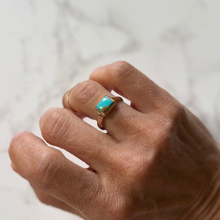 Unique Turquoise Ring | MIMOSA Handcrafted