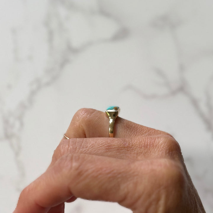 Unique Turquoise Ring | MIMOSA Handcrafted