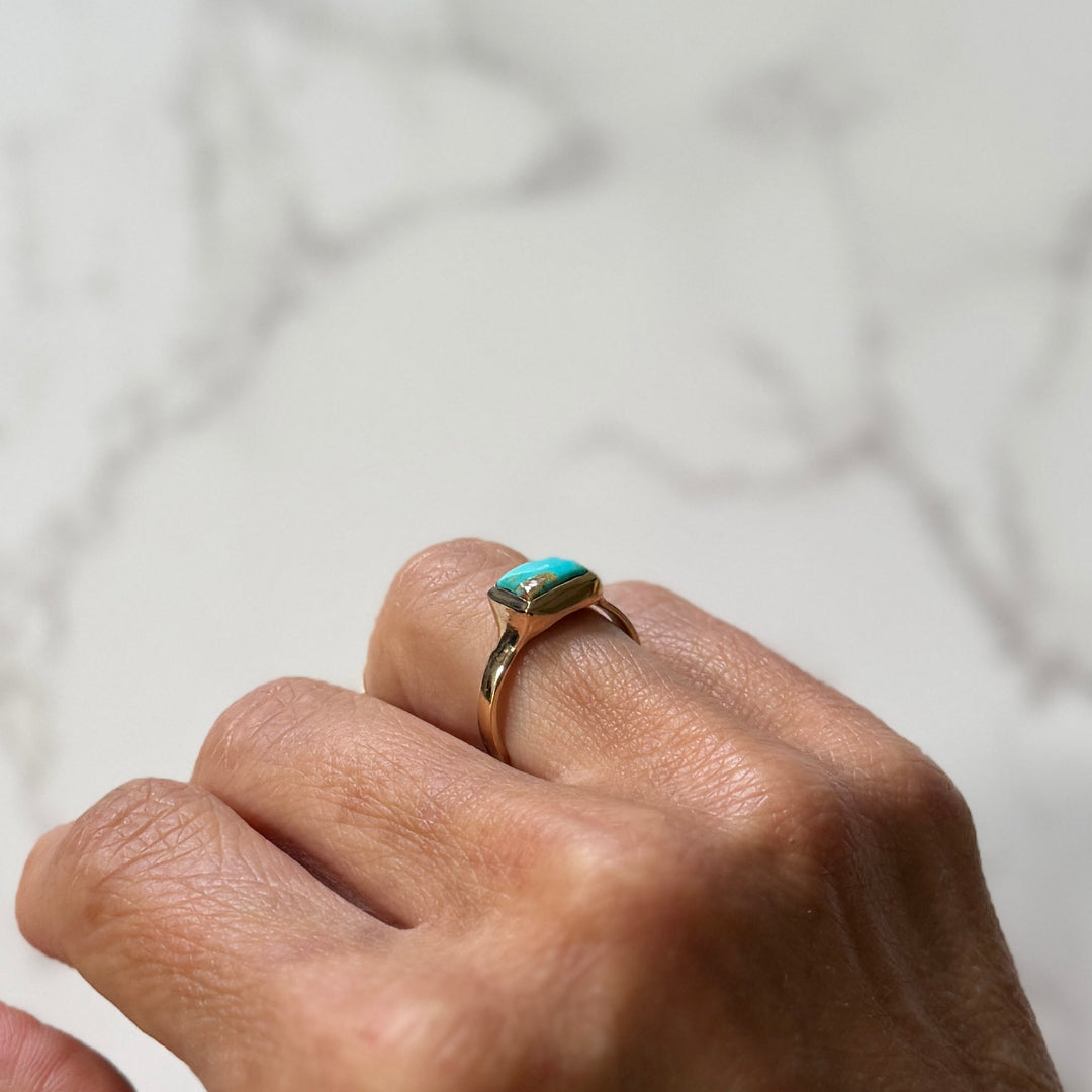 Unique Turquoise Ring | MIMOSA Handcrafted