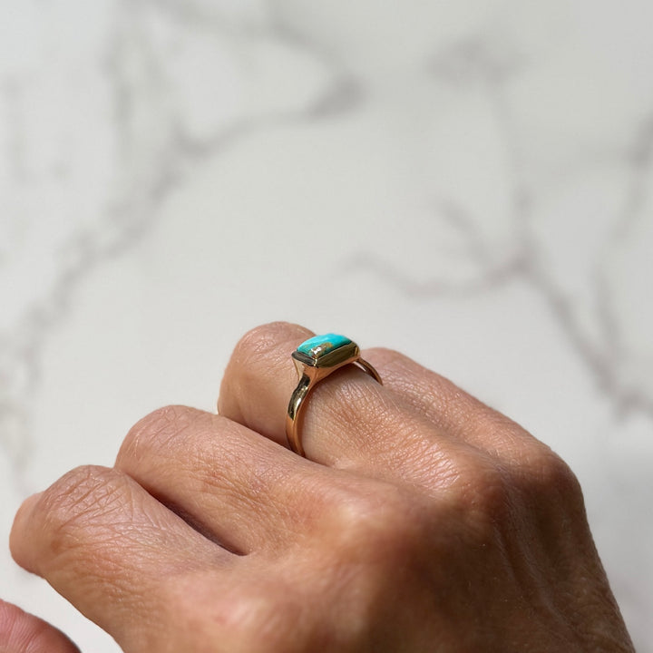 Unique Turquoise Ring | MIMOSA Handcrafted