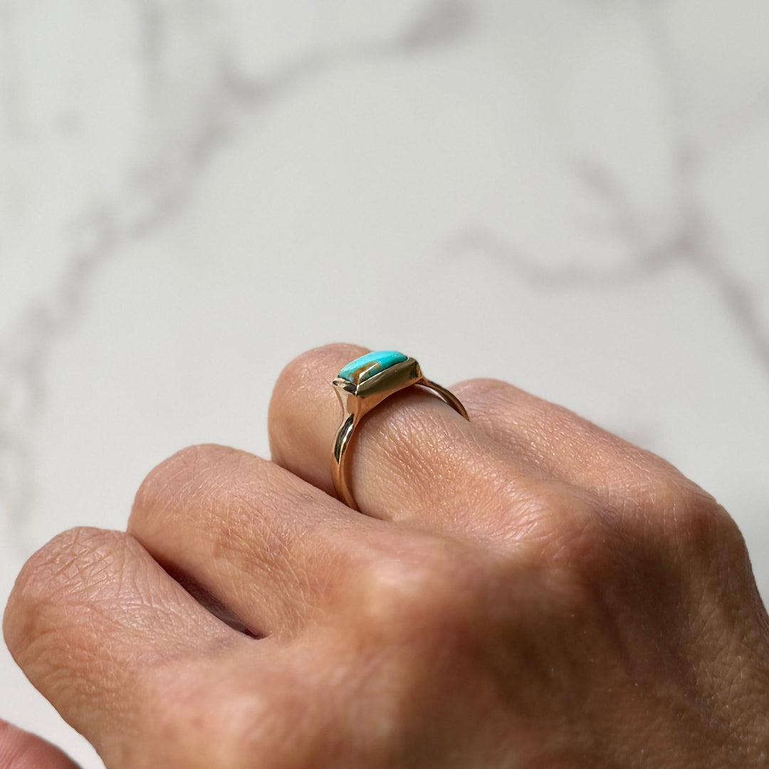 Unique Turquoise Ring | MIMOSA Handcrafted