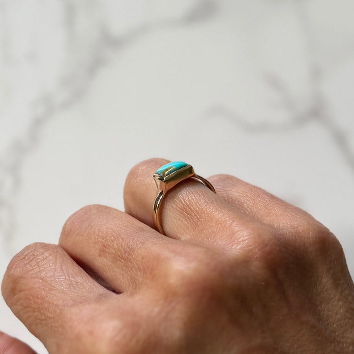 Unique Turquoise Ring | MIMOSA Handcrafted