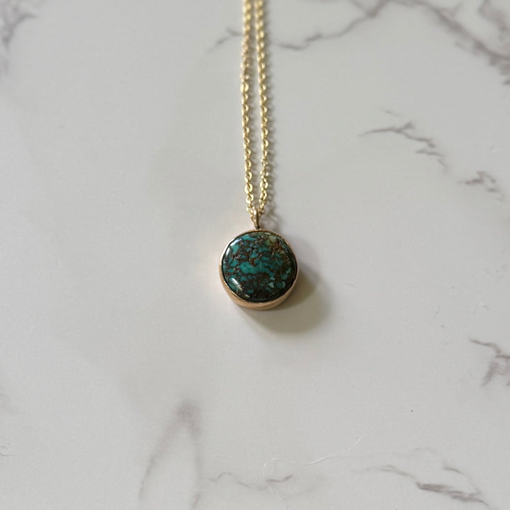 One Of A Kind Turquoise Pendant | MIMOSA Handcrafted 