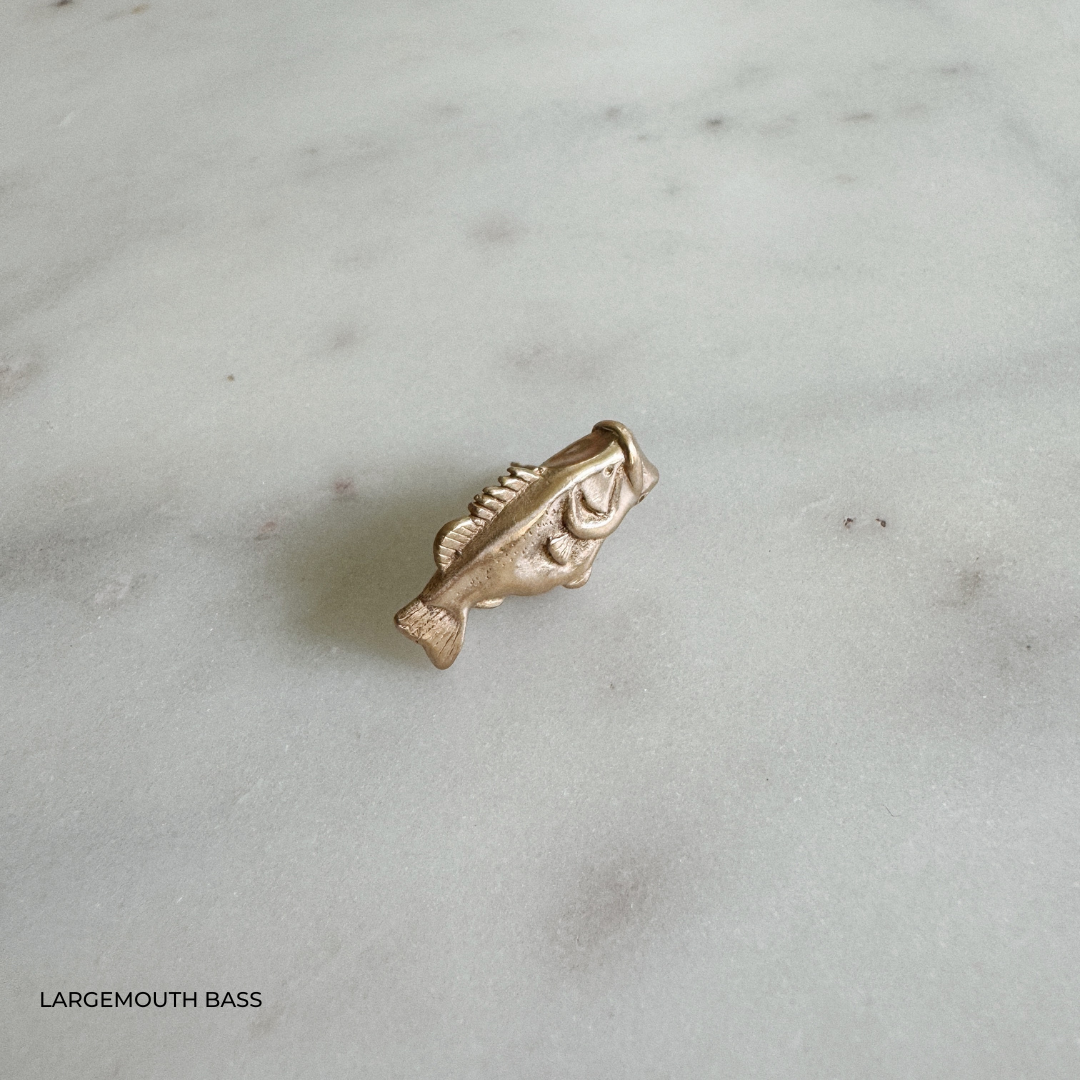 MIMOSA Handcrafted Largemouth Bass Fish Pin