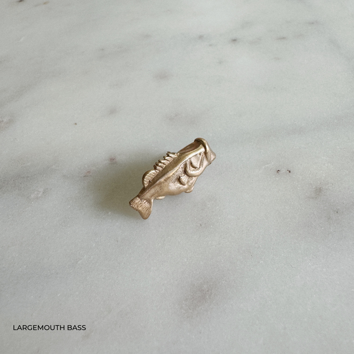MIMOSA Handcrafted Largemouth Bass Fish Pin