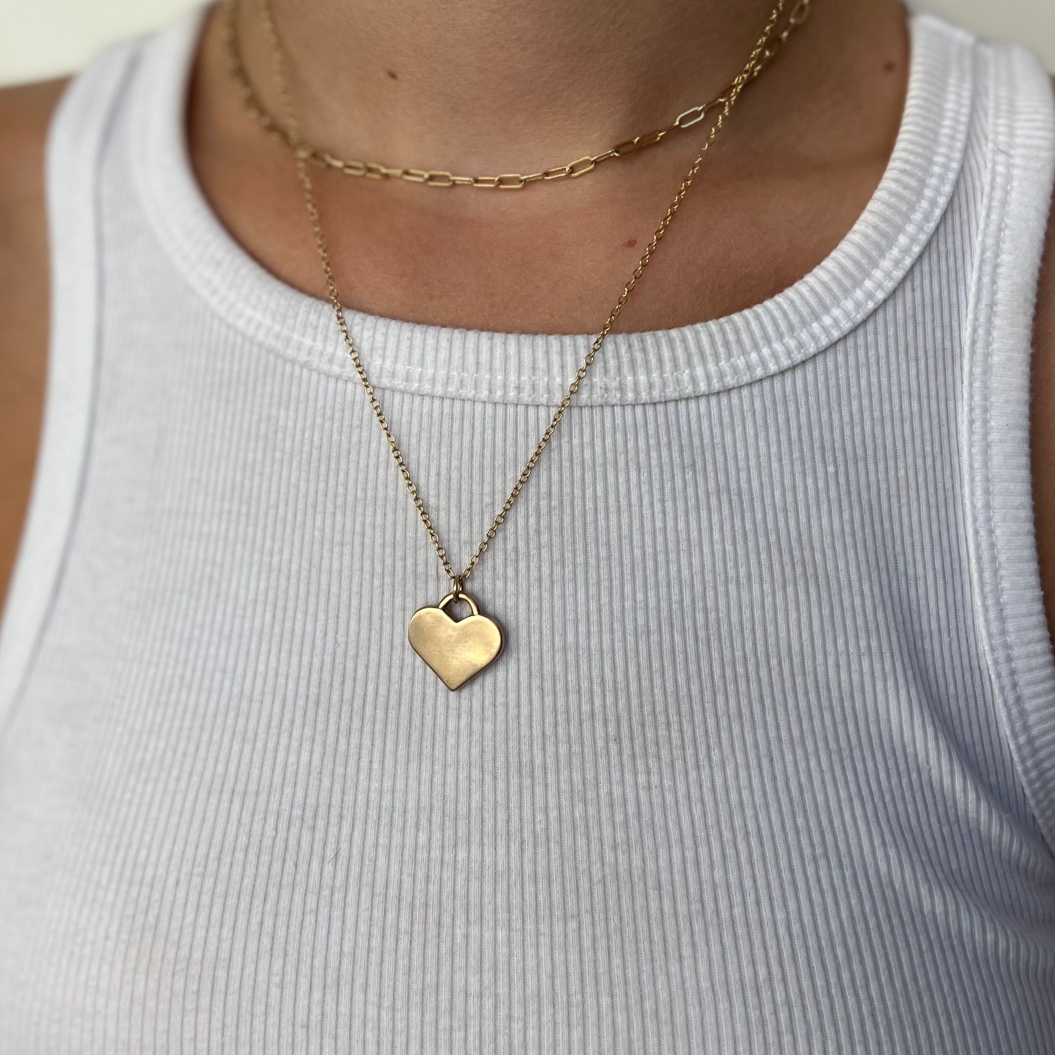 LIVE OUT LOVE HEART NECKLACE | MIMOSA Handcrafted