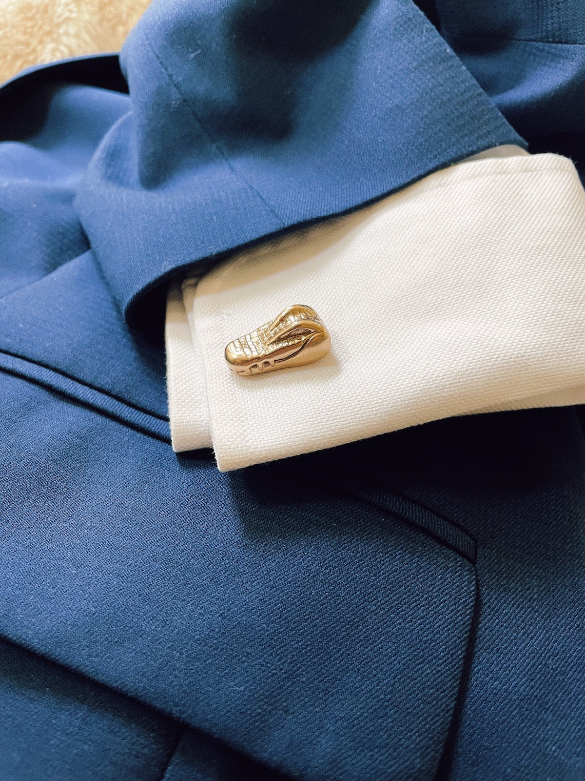 Alligator Head Cufflinks | MIMOSA Handcrafted Alligator Head Cufflinks | MIMOSA Handcrafted
