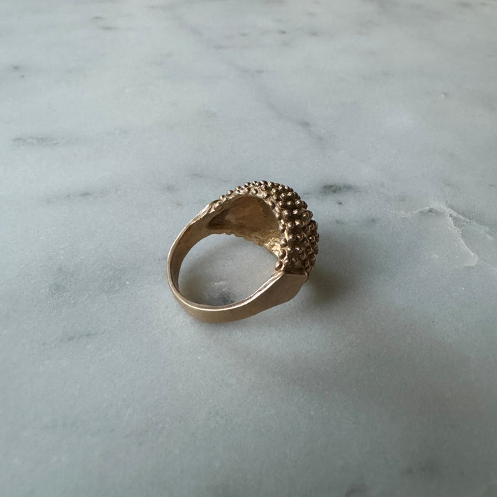 MIMOSA Handcrafted Mock Strawberry Ring in Bronze