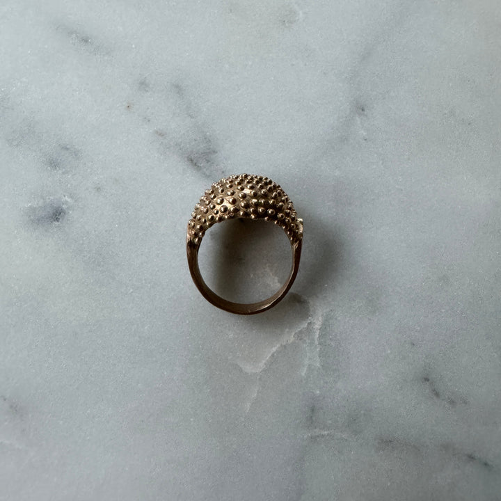 MIMOSA Handcrafted Mock Strawberry Ring in Bronze