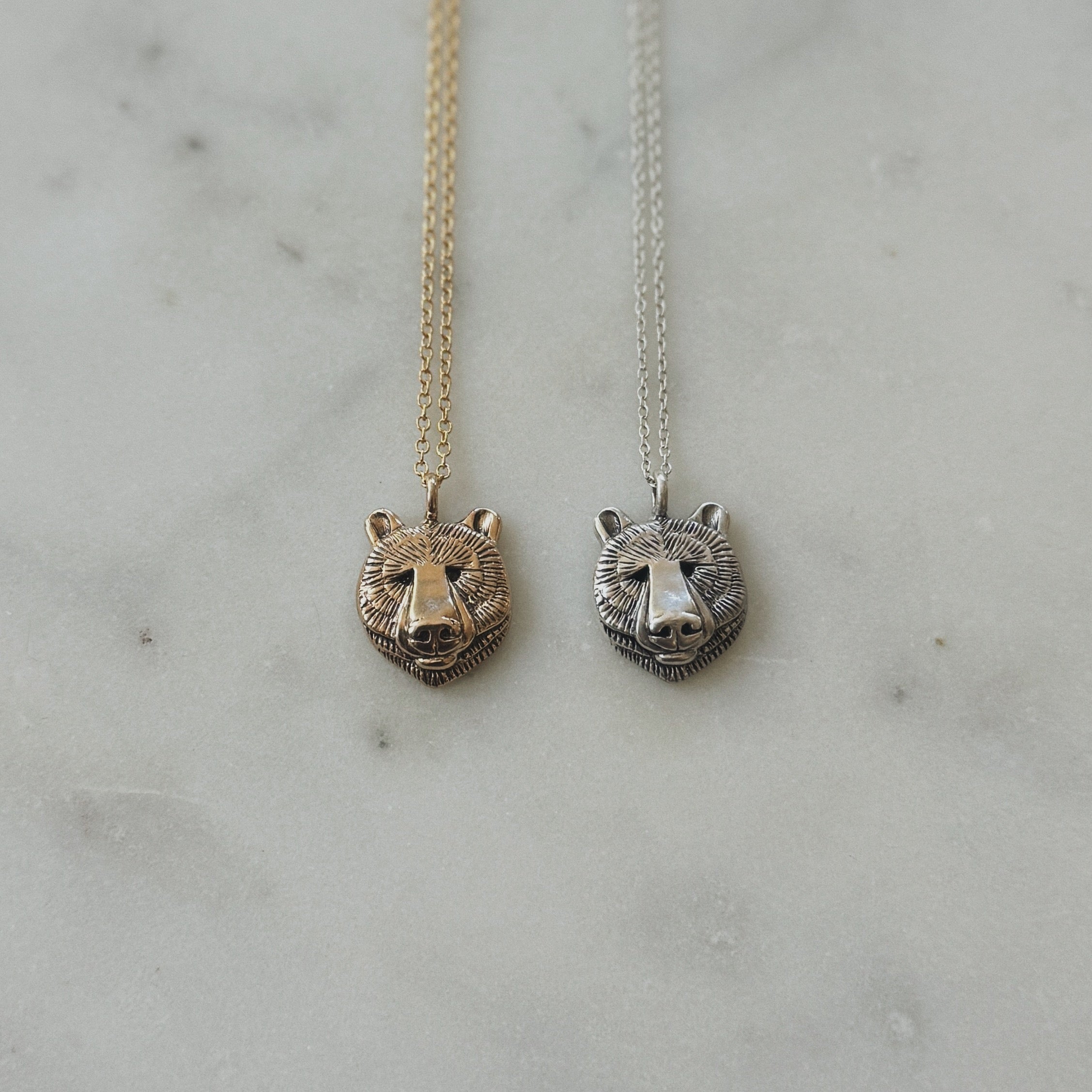 Bear Necklace | Bear Head Jewelry | MIMOSA Handcrafted