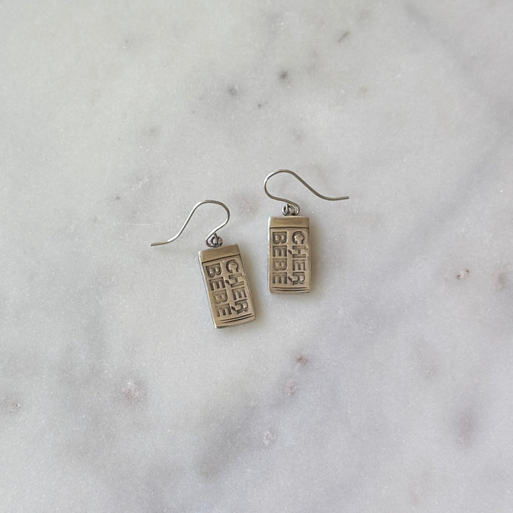Sterling Silver Cher Bebe Earrings from MIMOSA Handcrafted
