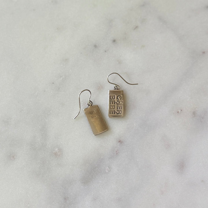 Sterling Silver Cher Bebe Earrings from MIMOSA Handcrafted