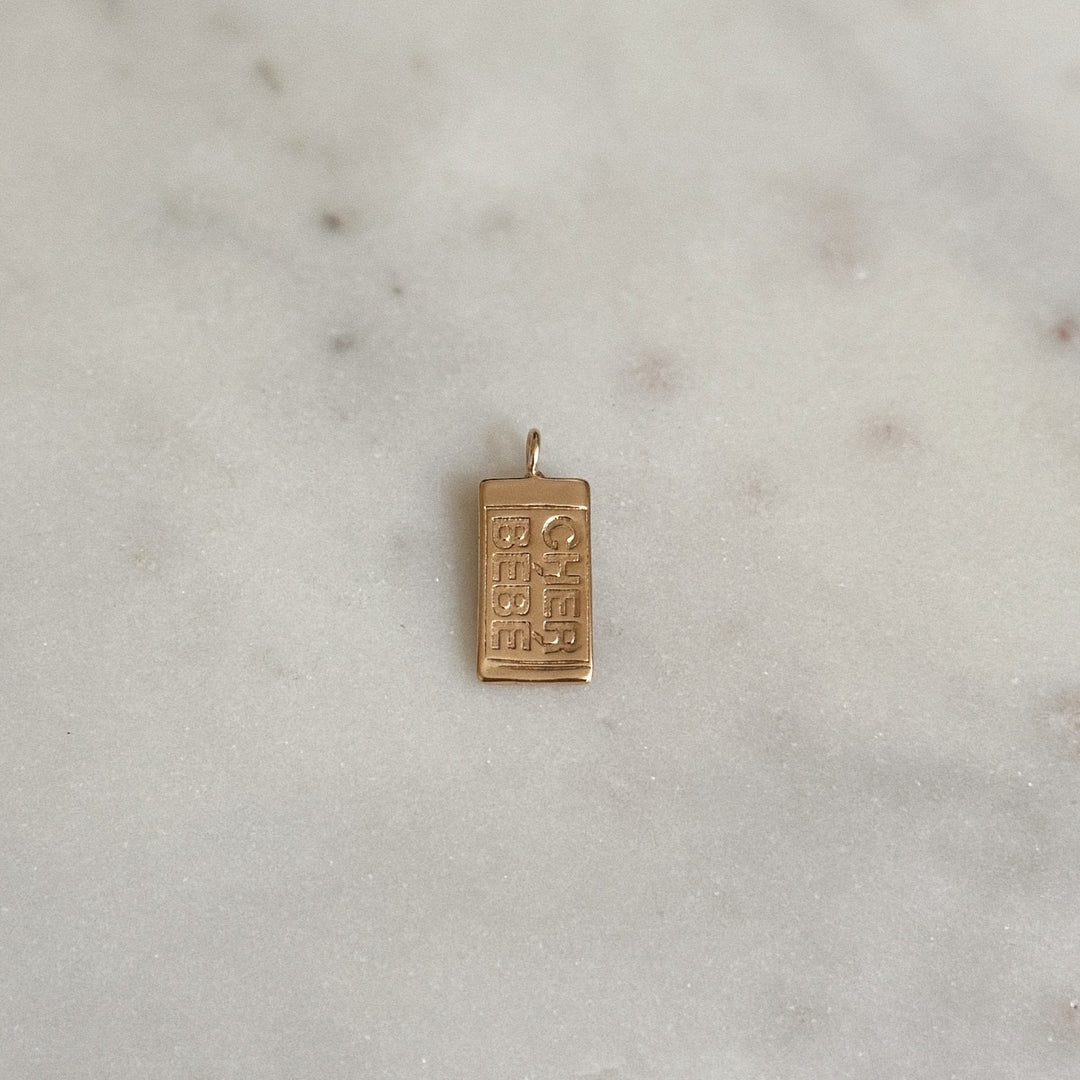 Bronze Cher Bebe Pendant