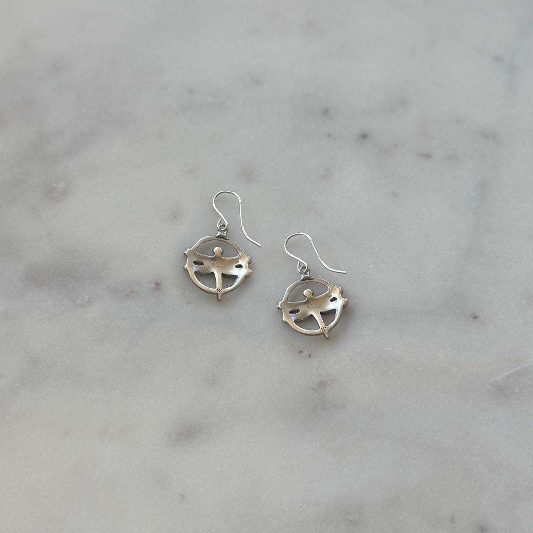 Dragonfly Earrings in Sterling Silver