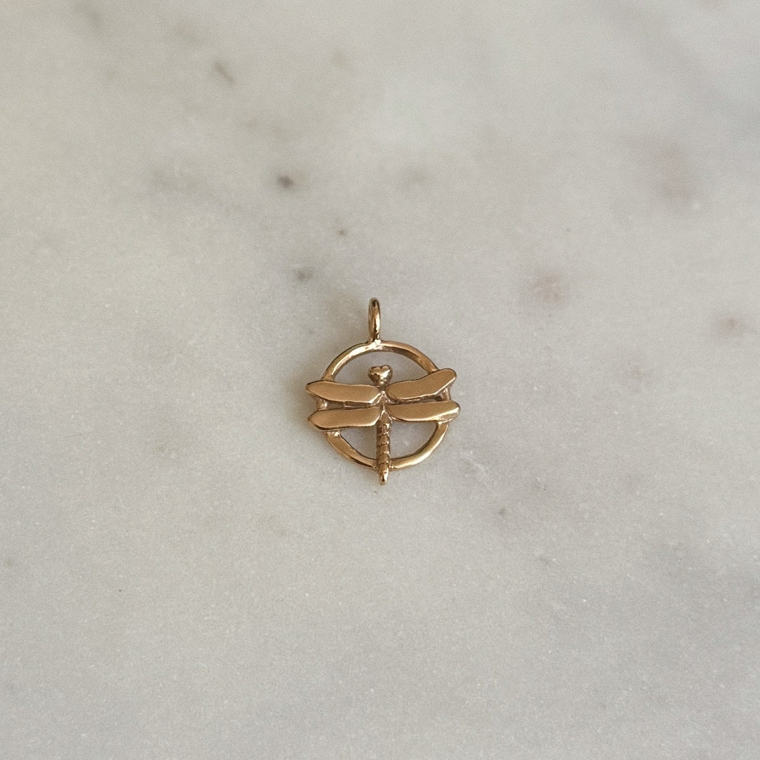 MIMOSA Handcrafted's Dragonfly Pendant in Bronze