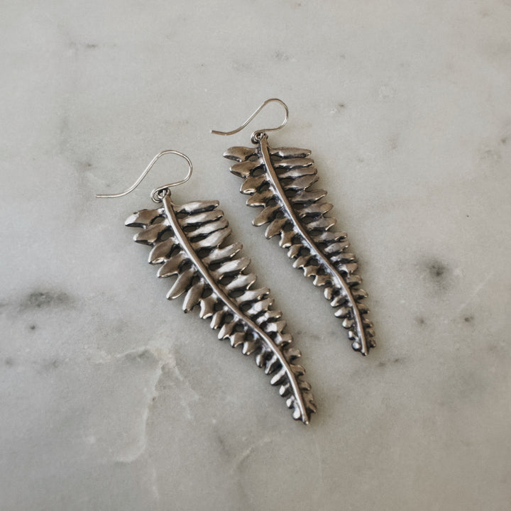 Fern Earrings from MIMOSA Handcrafted