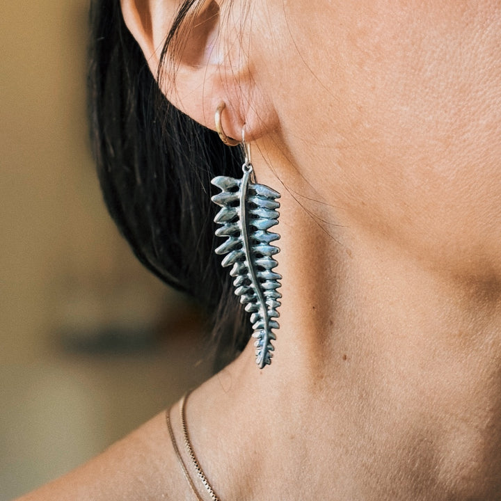 Fern Earrings from MIMOSA Handcrafted
