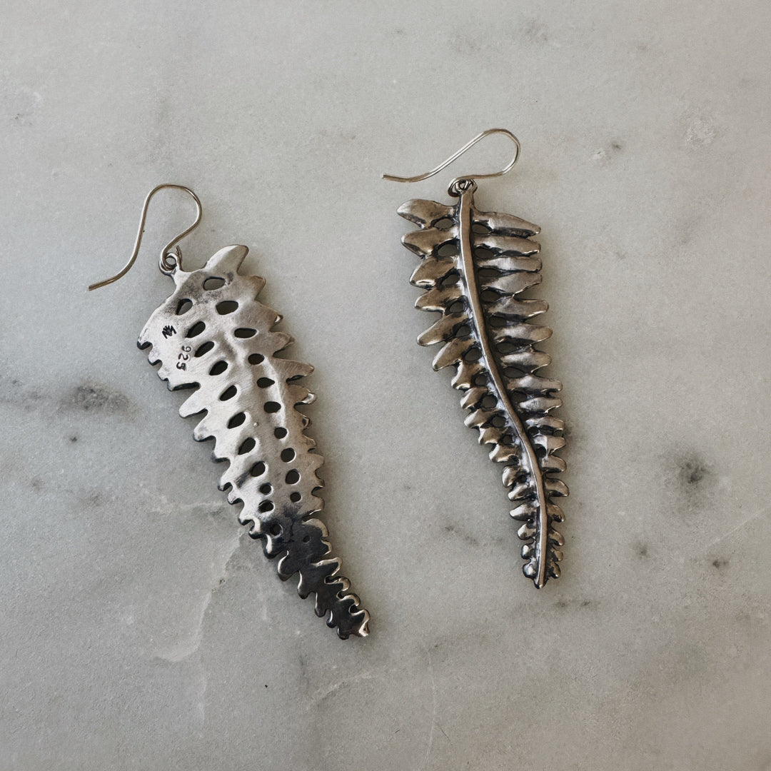 Fern Earrings from MIMOSA Handcrafted