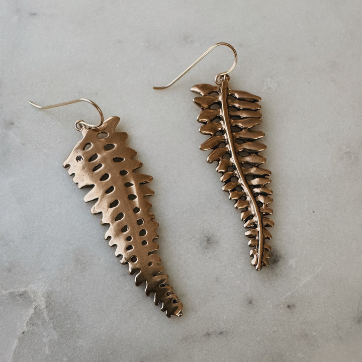 Fern Earrings from MIMOSA Handcrafted