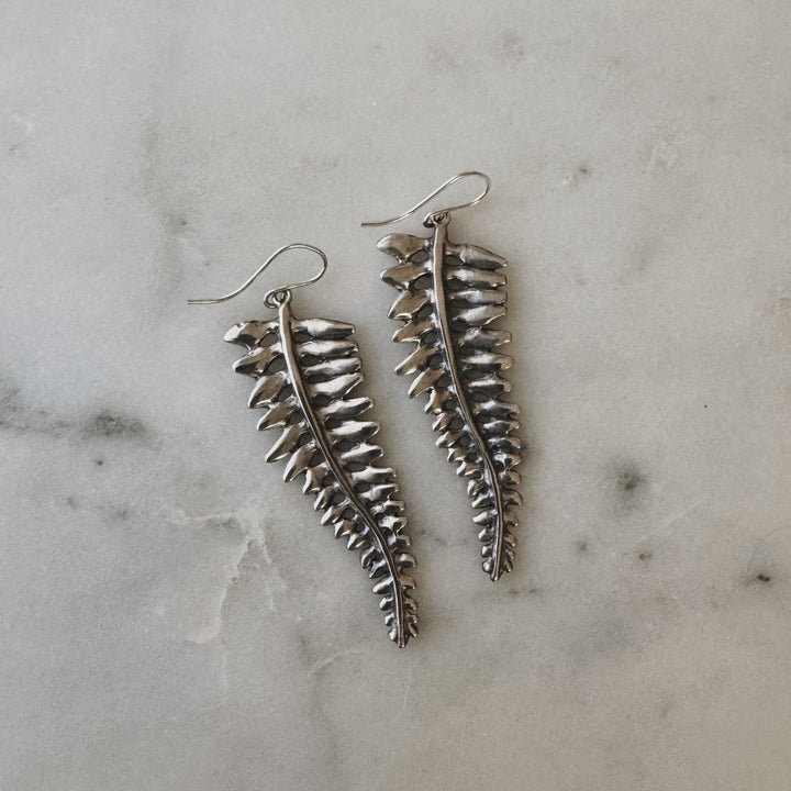 Fern Earrings from MIMOSA Handcrafted