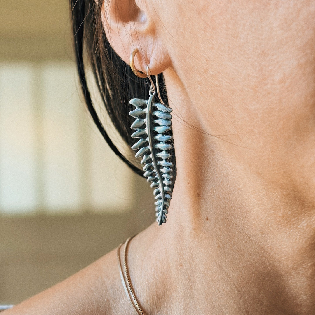 Fern Earrings from MIMOSA Handcrafted