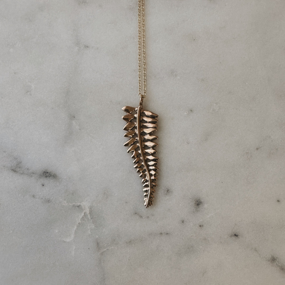 Fern Necklace from MIMOSA Handcrafted