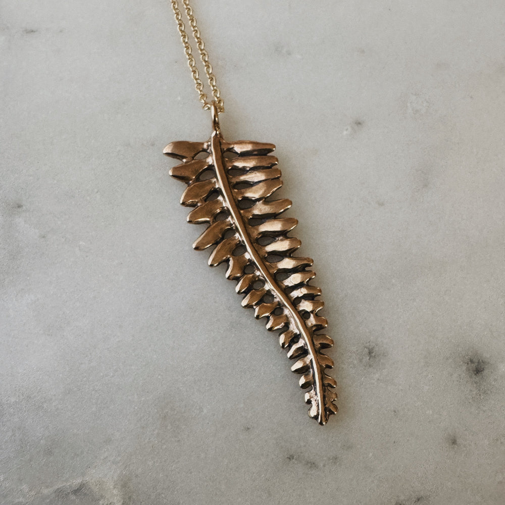 Fern Necklace from MIMOSA Handcrafted