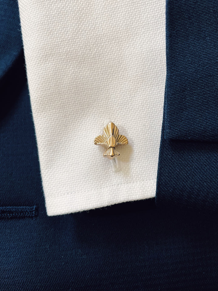 MIMOSA Handcrafted Fleur de Lis Cufflinks in Bronze