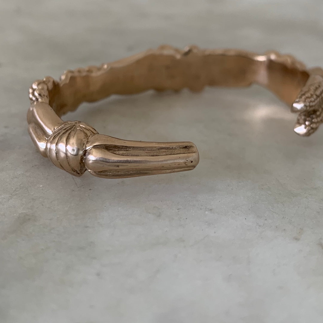 Bronze Fruits and Vegetables Harvest Bracelet from MIMOSA