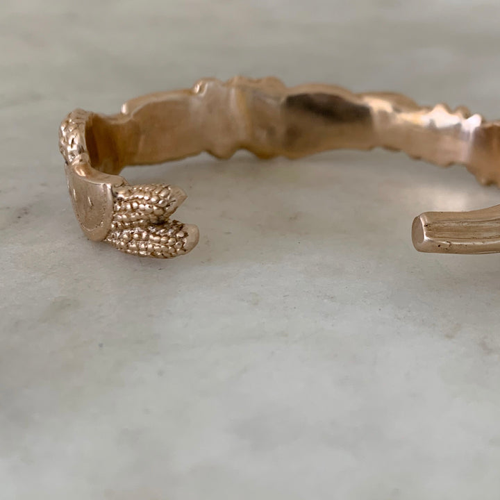 Bronze Fruits and Vegetables Harvest Bracelet from MIMOSA
