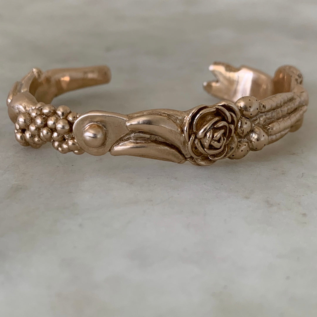 Bronze Fruits and Vegetables Harvest Bracelet from MIMOSA