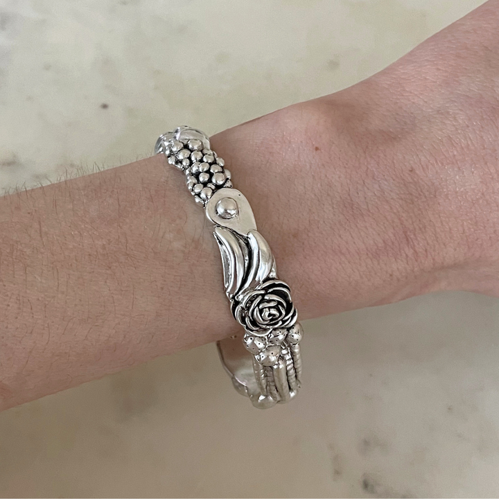 Sterling Silver Fruits and Vegetables Harvest Bracelet from MIMOSA