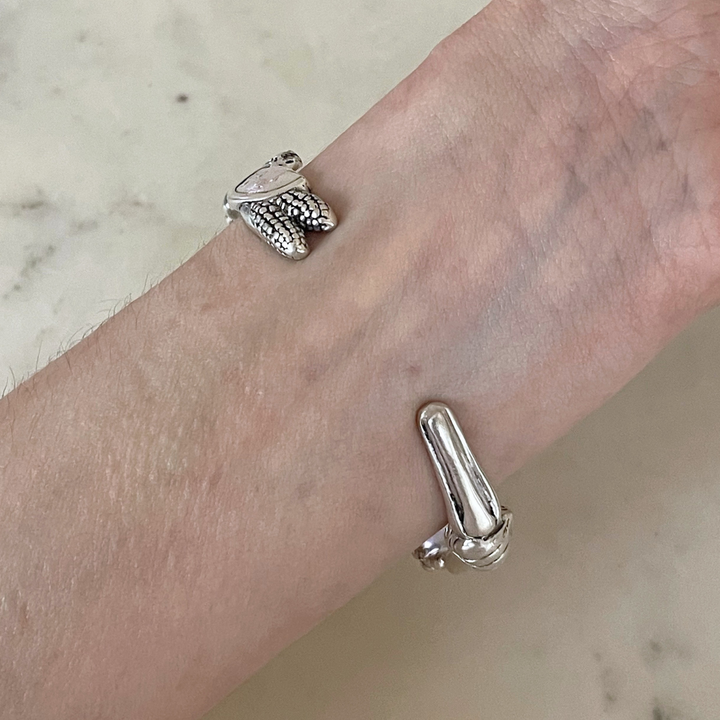 Sterling Silver Fruits and Vegetables Harvest Bracelet from MIMOSA