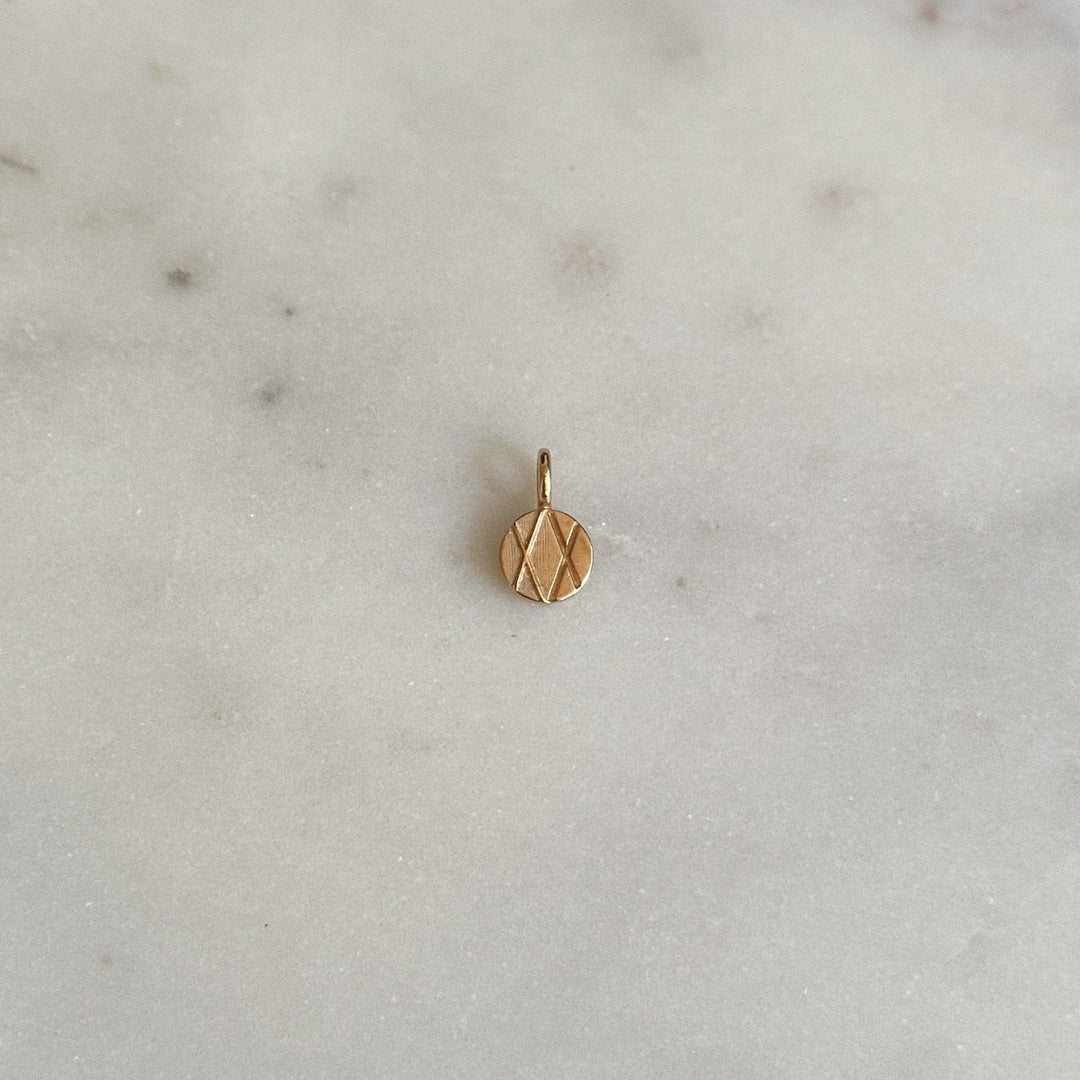 MIMOSA Handcrafted Joy and Sorrow Pendant in Bronze