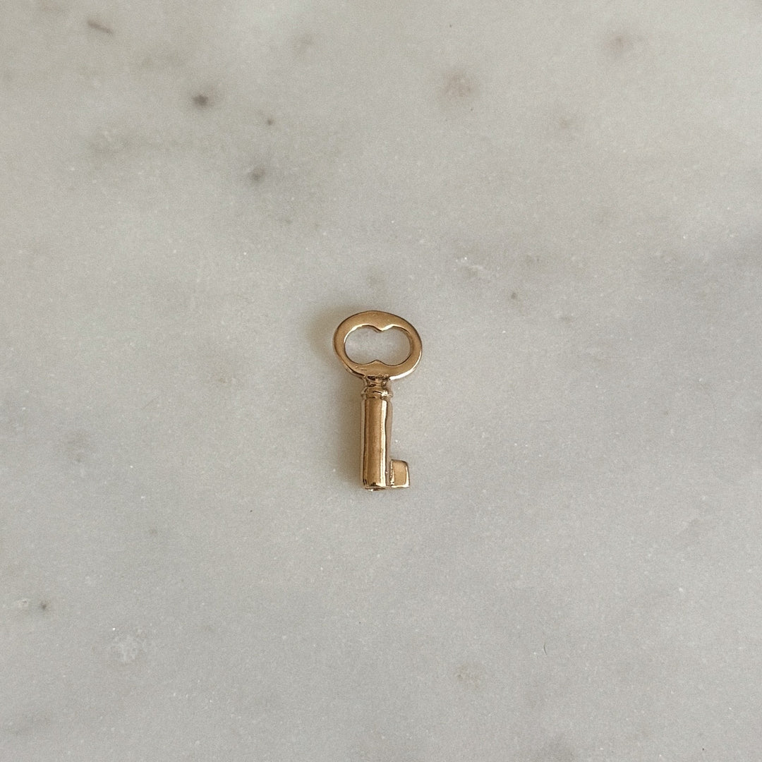 The MIMOSA Handcrafted Key Pendant in Bronze