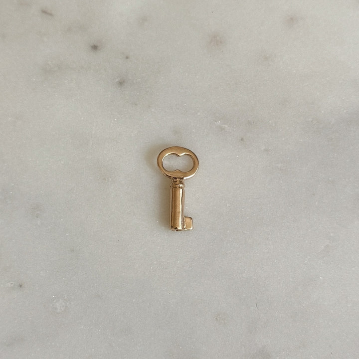 The MIMOSA Handcrafted Key Pendant in Bronze