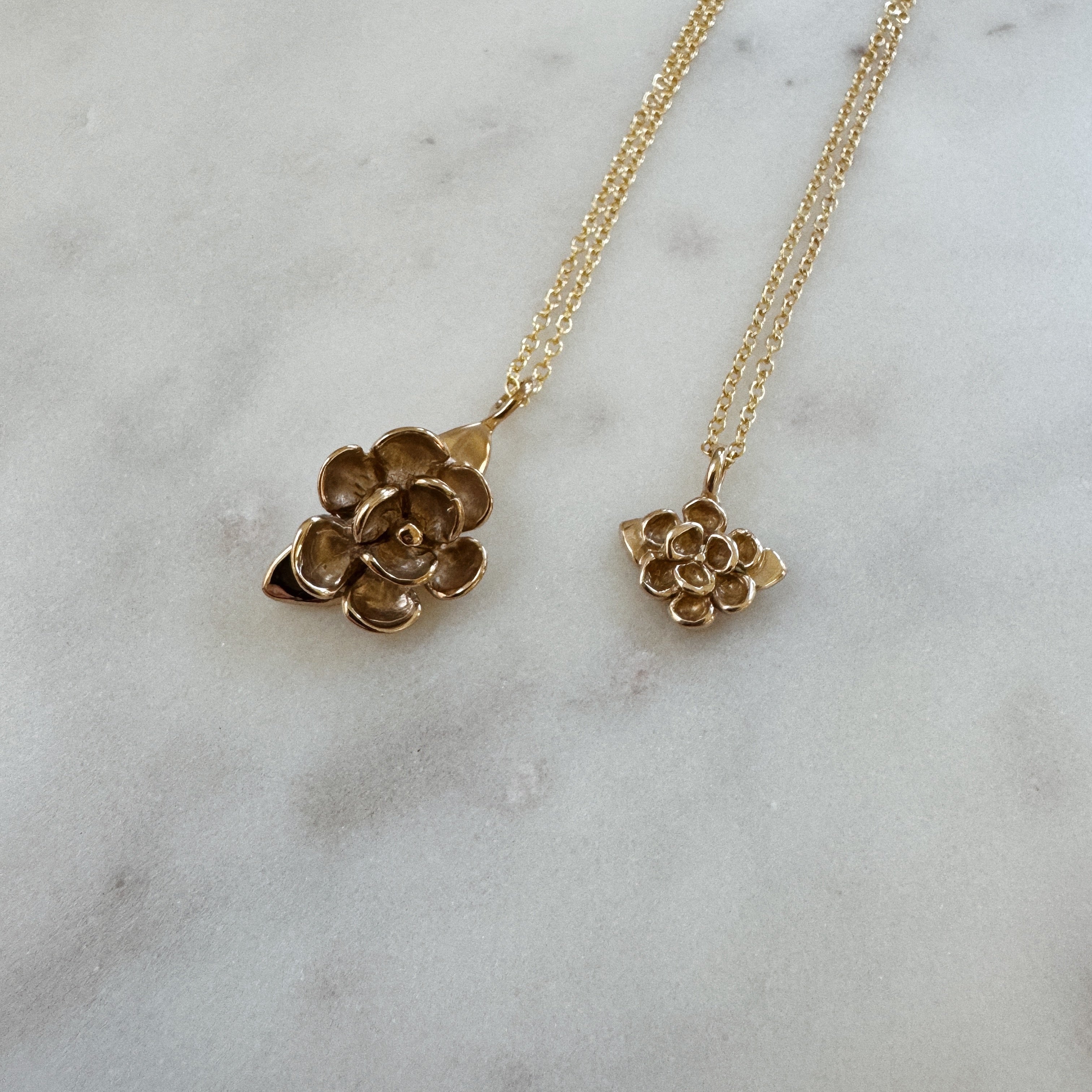 Magnolia Flower Necklace | MIMOSA Handcrafted