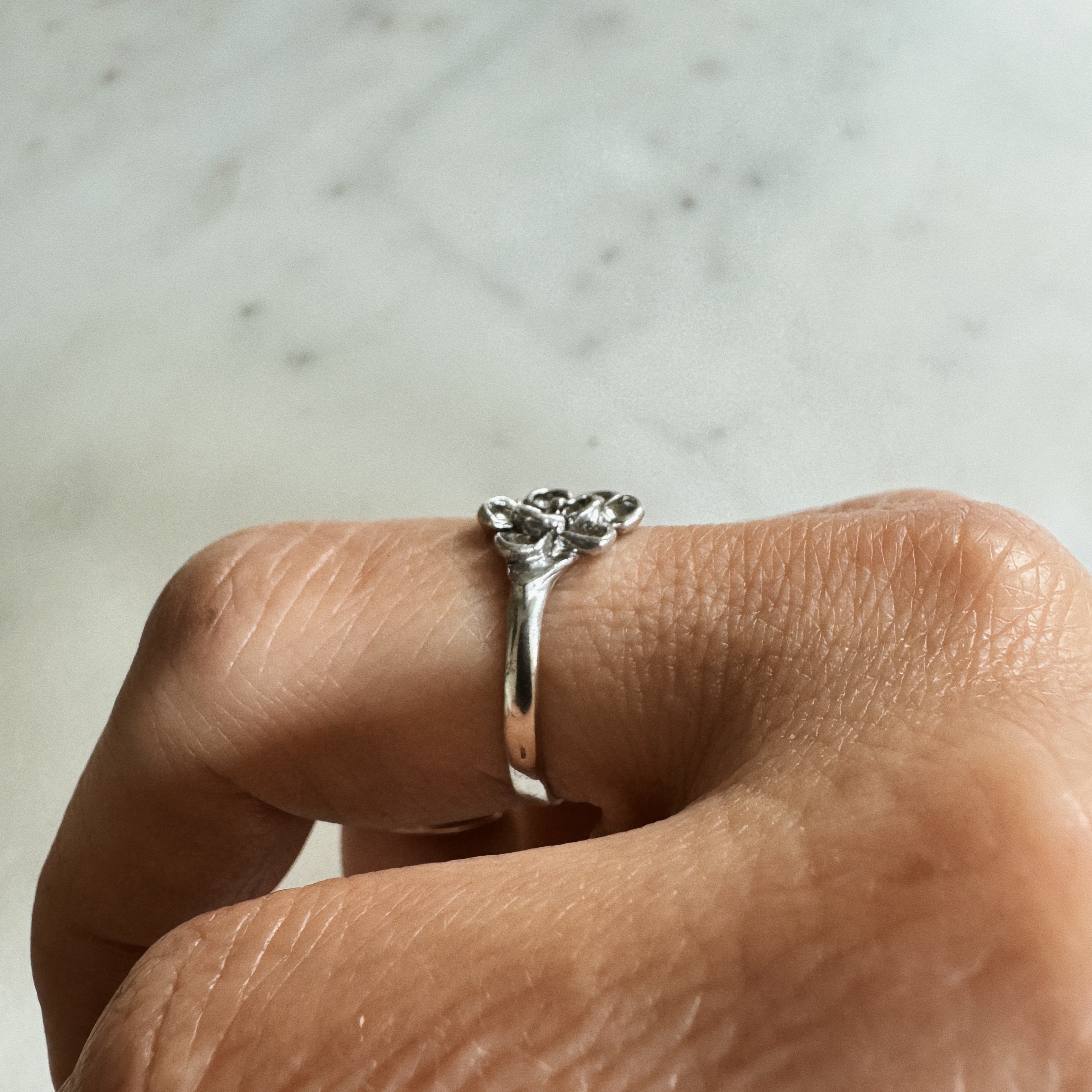 Small Magnolia Flower Ring | MIMOSA Handcrafted