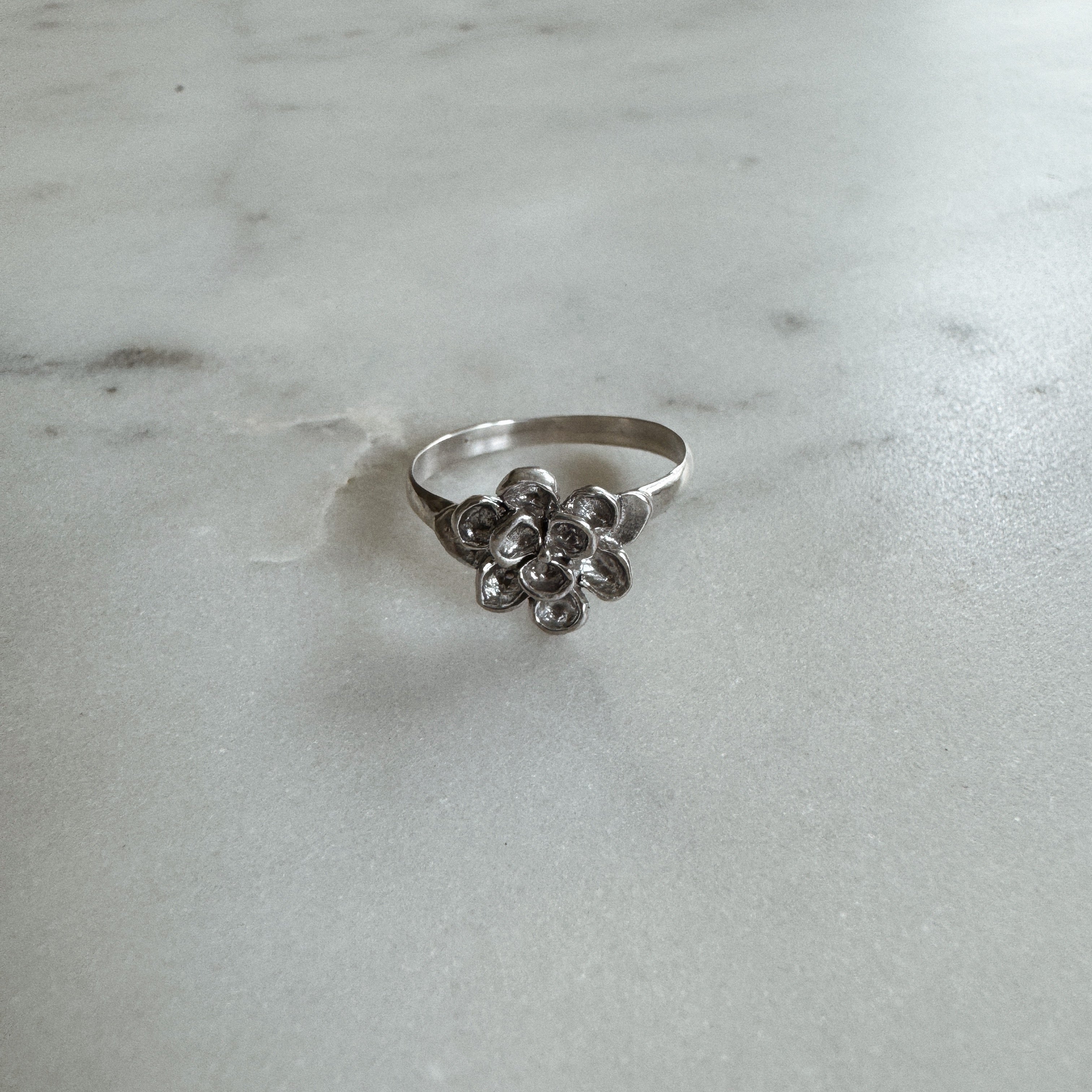 Small Magnolia Flower Ring | MIMOSA Handcrafted