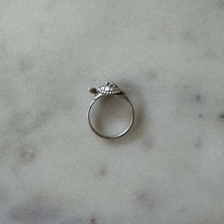 Mom and Baby Turtle Ring from MIMOSA Handcrafted in sterling silver