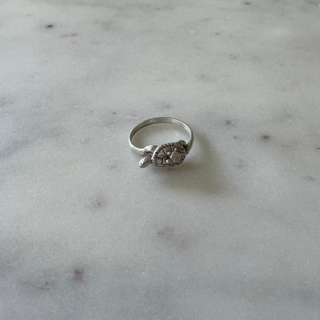 Mom and Baby Turtle Ring from MIMOSA Handcrafted in sterling silver
