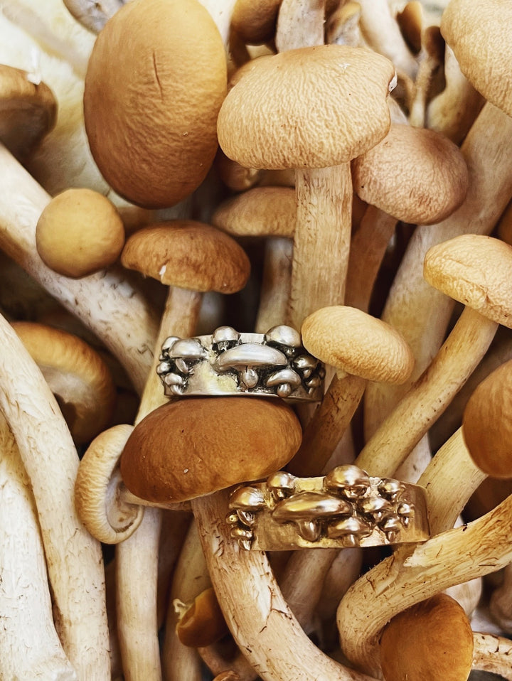 MIMOSA Handcrafted Mushroom Rings