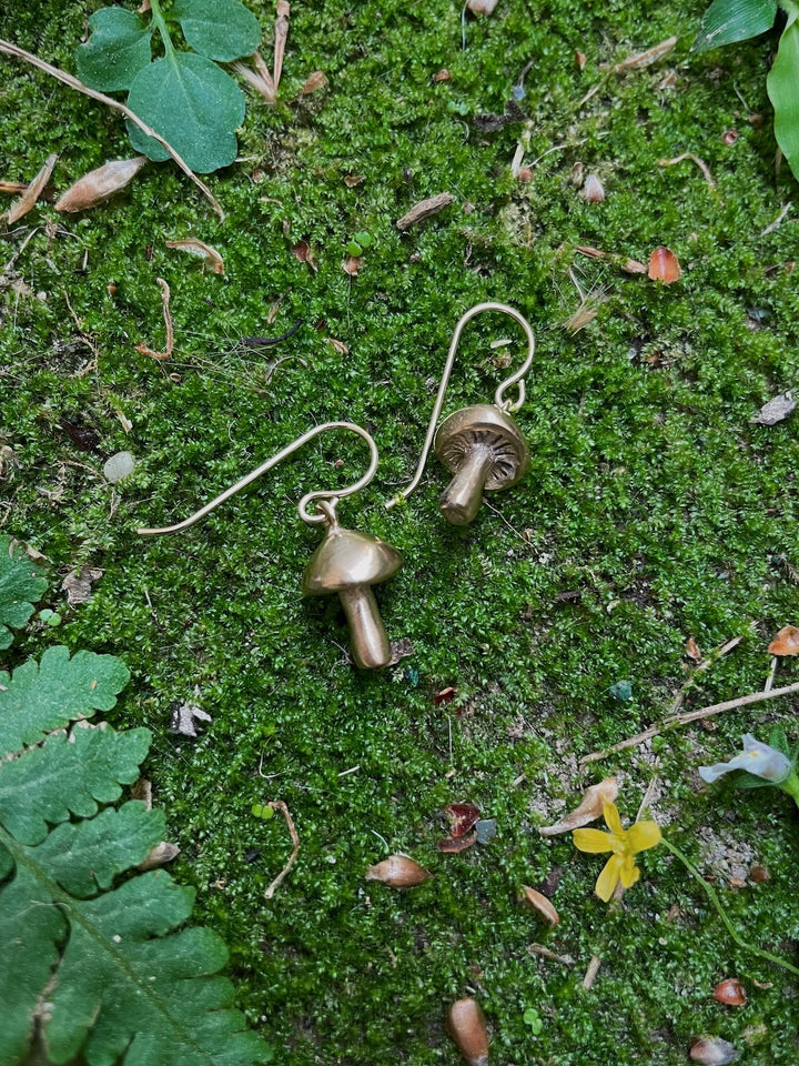 MIMOSA Handcrafted Mushroom Earrings