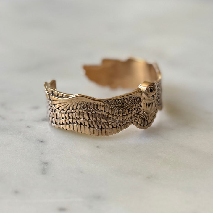 Bronze Owl Bracelet | MIMOSA Handcrafted